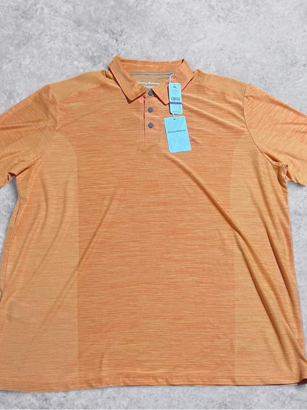 Tommy Bahama NWT Palm Coast Polo Orange Mens XXL